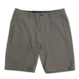Volcom Mens Surf & Turf Hybrid Shorts Grey 2-Way Stretch Size 34 Skater beach